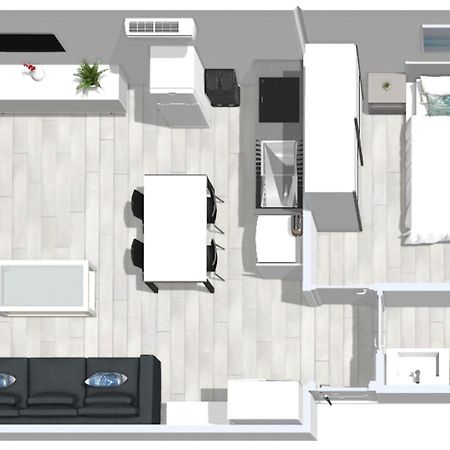 Roses Apartments 1 - Vista Mar Lateral - 1Habitacion Eksteriør bilde